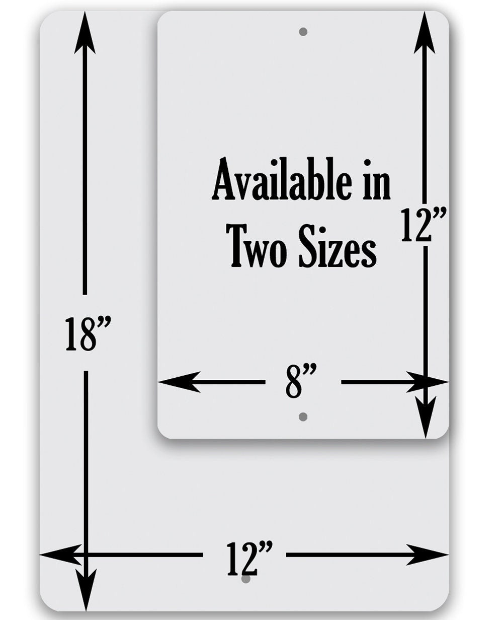 Wizards Only Beyond This Point - Metal Sign